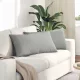 Kanapé párnák 2 pcs Világosszürke 80 x 40 cm szövet