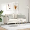 Kanapé párnák 2 pcs Világosszürke 80 x 40 cm szövet