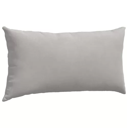 Kanapé párnák 2 pcs Világosszürke 80 x 40 cm szövet
