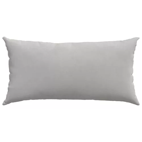Kanapé párnák 2 pcs Világosszürke 80 x 40 cm szövet