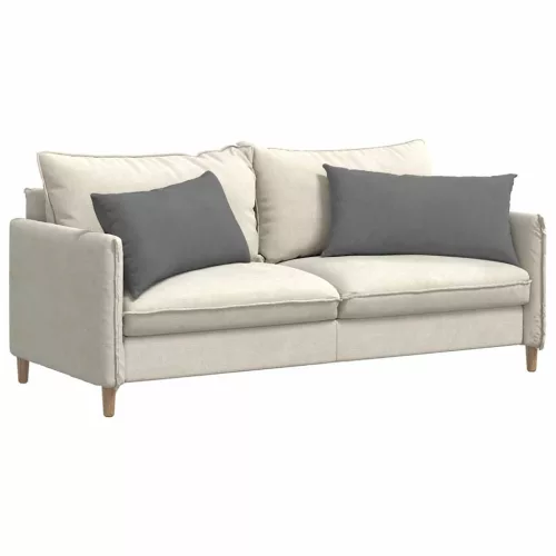 Kanapé párnák 2 pcs Sötétszürke 80 x 40 cm szövet
