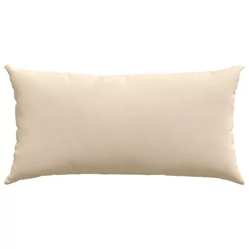 Kanapé párnák 2 pcs Krém 80 x 40 cm szövet