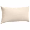 Kanapé párnák 2 pcs Bézs 80 x 40 cm szövet