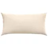 Kanapé párnák 2 pcs Bézs 80 x 40 cm szövet