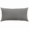 Kanapé párnák 2 pcs Világosszürke 80 x 40 cm Bársonyos szövet