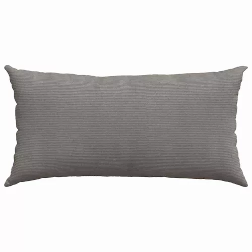 Kanapé párnák 2 pcs Világosszürke 80 x 40 cm Bársonyos szövet