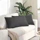 Kanapé párnák 2 pcs Sötétszürke 80 x 40 cm Bársonyos szövet