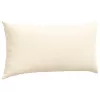 Kanapé párnák 2 pcs Krém 80 x 40 cm Bársonyos szövet