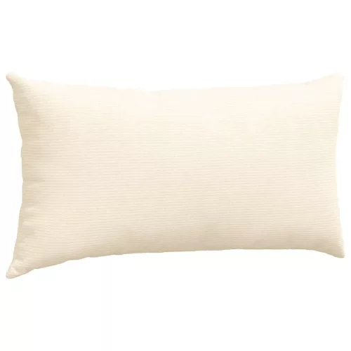 Kanapé párnák 2 pcs Krém 80 x 40 cm Bársonyos szövet
