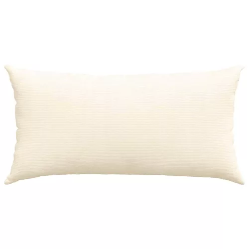 Kanapé párnák 2 pcs Krém 80 x 40 cm Bársonyos szövet