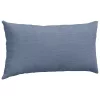 Kanapé párnák 2 pcs Kék 80 x 40 cm Bársonyos szövet
