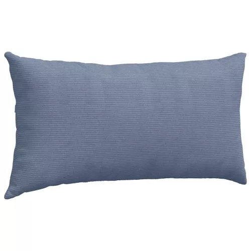 Kanapé párnák 2 pcs Kék 80 x 40 cm Bársonyos szövet