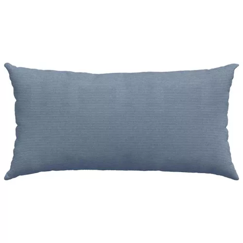 Kanapé párnák 2 pcs Kék 80 x 40 cm Bársonyos szövet