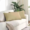 Kanapé párnák 2 pcs Szürke zöld 80 x 40 cm Bársonyos szövet