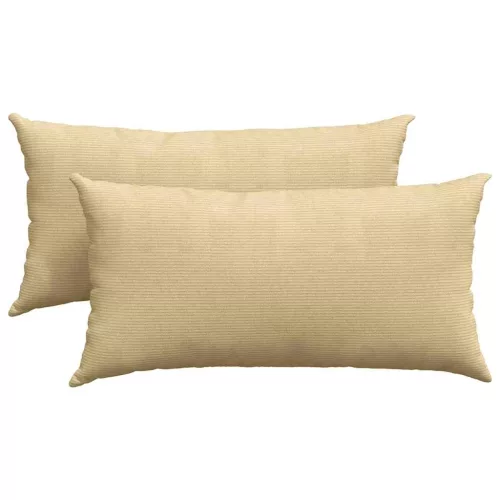 Kanapé párnák 2 pcs Szürke zöld 80 x 40 cm Bársonyos szövet