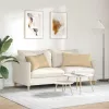 Kanapé párnák 2 pcs Szürke zöld 80 x 40 cm Bársonyos szövet