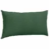 Kanapé párnák 2 pcs Sötétzöld 80 x 40 cm Bársonyos szövet