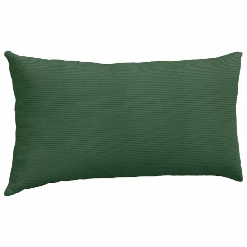 Kanapé párnák 2 pcs Sötétzöld 80 x 40 cm Bársonyos szövet