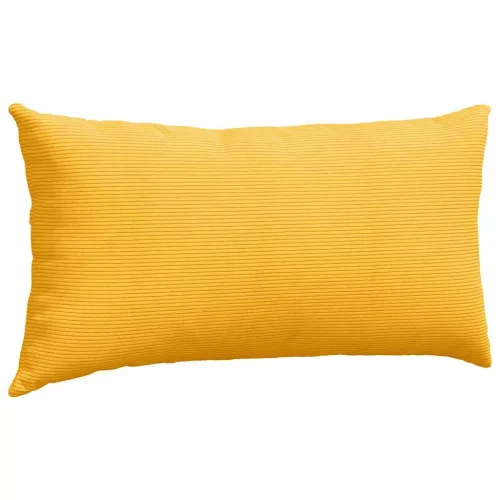 Kanapé párnák 2 pcs Világos sárga 80 x 40 cm Bársonyos szövet