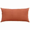 Kanapé párnák 2 pcs Piros Narancs 80 x 40 cm Bársonyos szövet