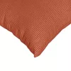 Kanapé párnák 2 pcs Piros Narancs 80 x 40 cm Bársonyos szövet