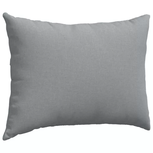 Kanapé párnák 2 pcs Világosszürke 70 x 50 cm szövet