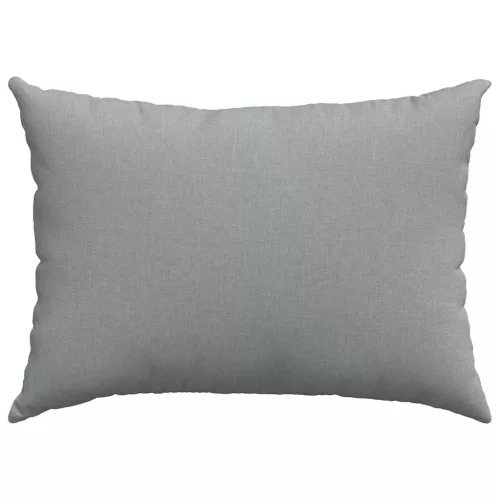 Kanapé párnák 2 pcs Világosszürke 70 x 50 cm szövet