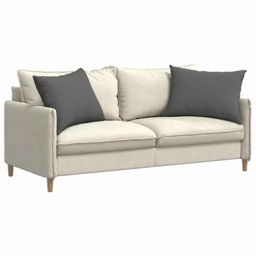 Kanapé párnák 2 pcs Sötétszürke 70 x 50 cm szövet