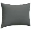 Kanapé párnák 2 pcs Sötétszürke 70 x 50 cm szövet