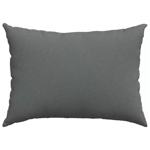 Kanapé párnák 2 pcs Sötétszürke 70 x 50 cm szövet