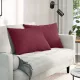 Kanapé párnák 2 pcs Bordó 70 x 50 cm szövet