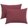 Kanapé párnák 2 pcs Bordó 70 x 50 cm szövet