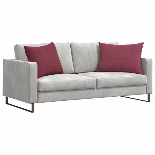 Kanapé párnák 2 pcs Bordó 70 x 50 cm szövet