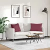 Kanapé párnák 2 pcs Bordó 70 x 50 cm szövet