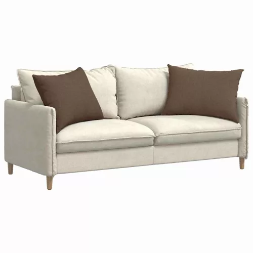 Kanapé párnák 2 pcs Barna 70 x 50 cm szövet
