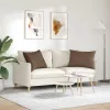 Kanapé párnák 2 pcs Barna 70 x 50 cm szövet
