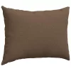 Kanapé párnák 2 pcs Barna 70 x 50 cm szövet
