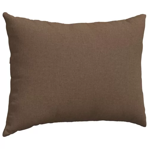 Kanapé párnák 2 pcs Barna 70 x 50 cm szövet