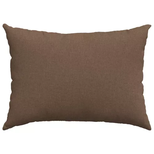 Kanapé párnák 2 pcs Barna 70 x 50 cm szövet