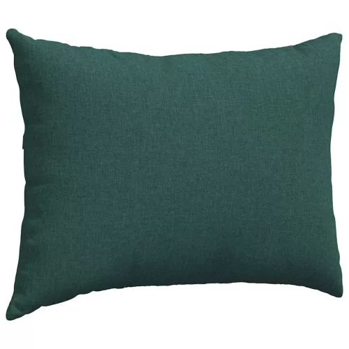 Kanapé párnák 2 pcs Sötétzöld 70 x 50 cm szövet