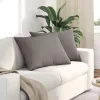 Kanapé párnák 2 pcs Tópszínű 70 x 50 cm szövet