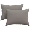 Kanapé párnák 2 pcs Tópszínű 70 x 50 cm szövet