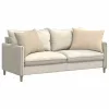 Kanapé párnák 2 pcs Krém 70 x 50 cm szövet