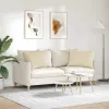 Kanapé párnák 2 pcs Krém 70 x 50 cm szövet