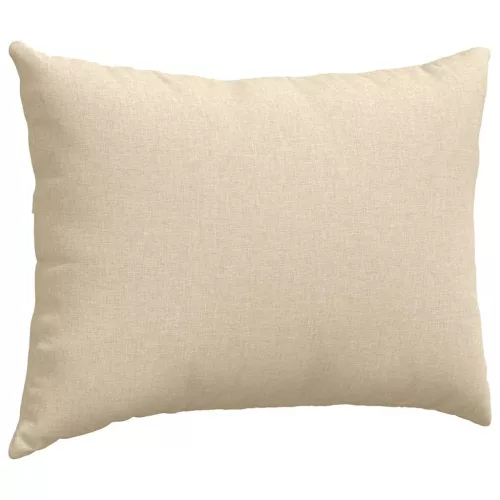 Kanapé párnák 2 pcs Krém 70 x 50 cm szövet