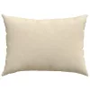 Kanapé párnák 2 pcs Krém 70 x 50 cm szövet