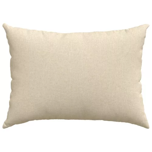 Kanapé párnák 2 pcs Krém 70 x 50 cm szövet