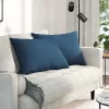Kanapé párnák 2 pcs Kék 70 x 50 cm szövet