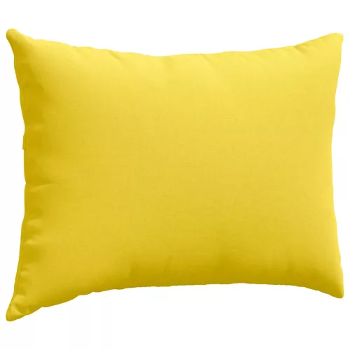 Kanapé párnák 2 pcs Világos sárga 70 x 50 cm szövet
