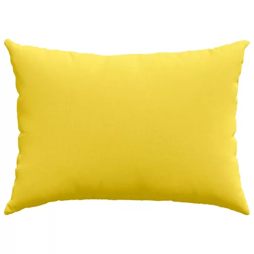 Kanapé párnák 2 pcs Világos sárga 70 x 50 cm szövet